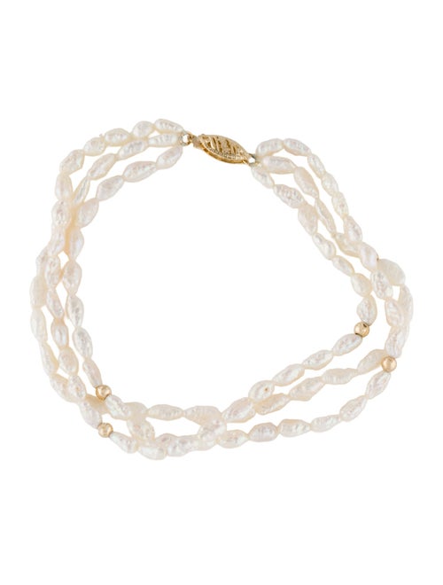 Bracelet 14K Pearl Multistrand Bracelet