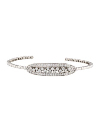 Bracelet 18K 1.18ctw Diamond Cuff Bracelet