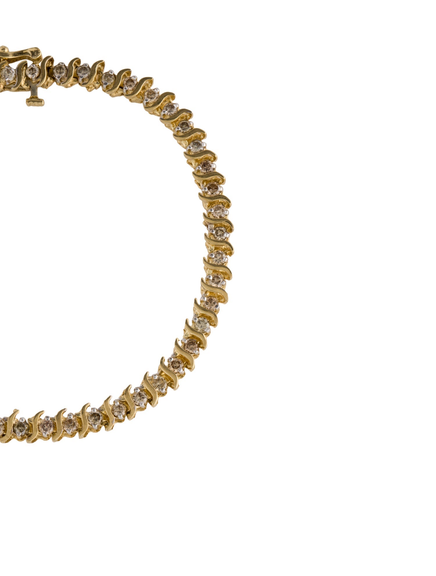 Bracelet 14K 1.75ctw Diamond Link Bracelet