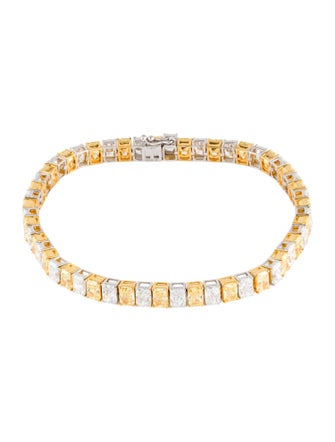 Bracelet 14K 13.84ctw Lab-Grown Diamond Tennis Bracelet