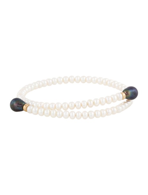 Bracelet 14k Pearl Bead Wrap Bracelet