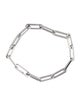 Bracelet 14K Diamond Paperclip Chain Bracelet