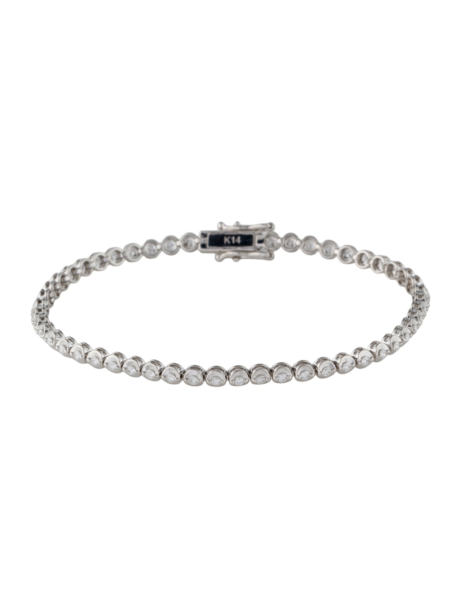 Bracelet 14K 1.00ctw Diamond Tennis Bracelet