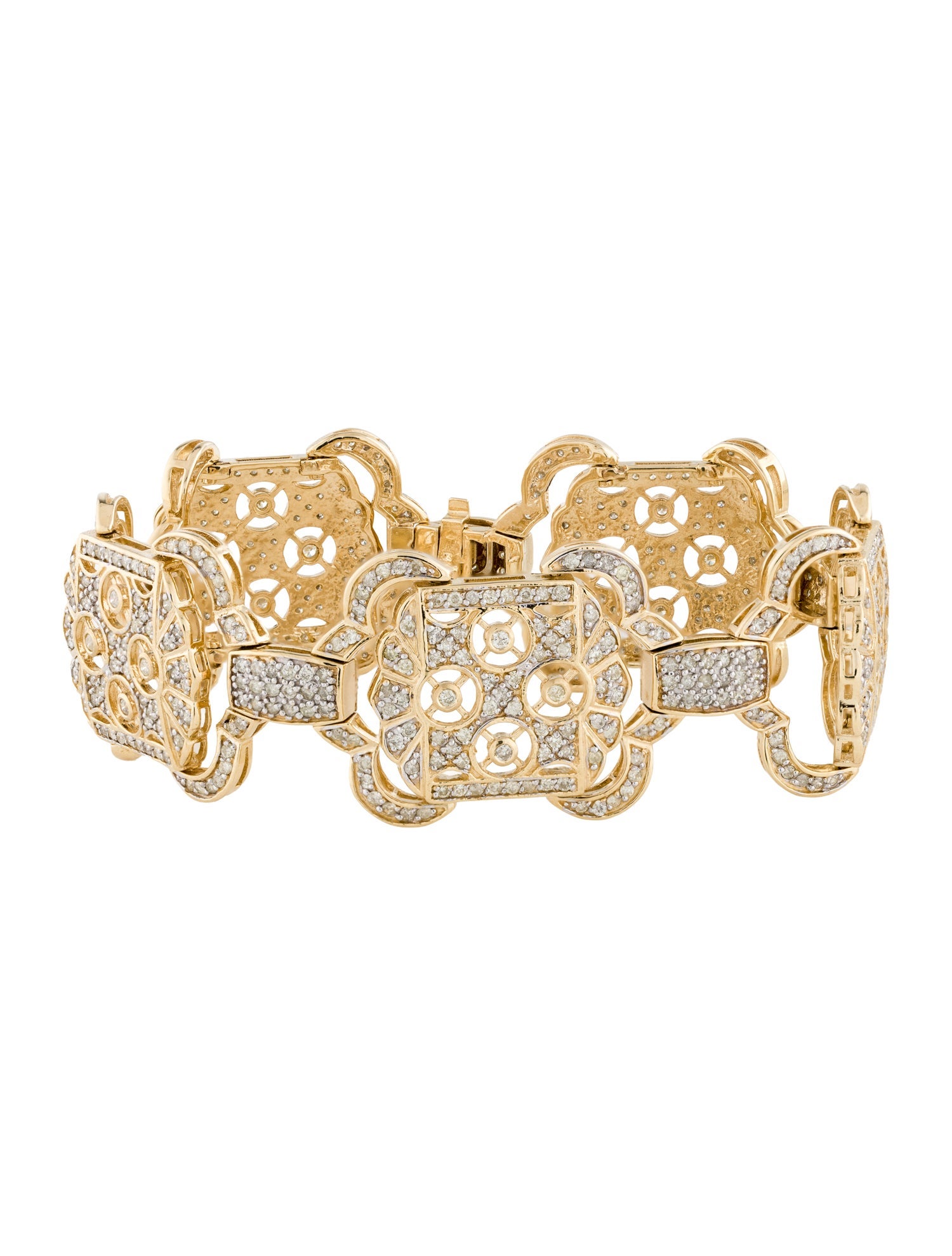 Bracelet 14K 5.43ctw Diamond Link Bracelet