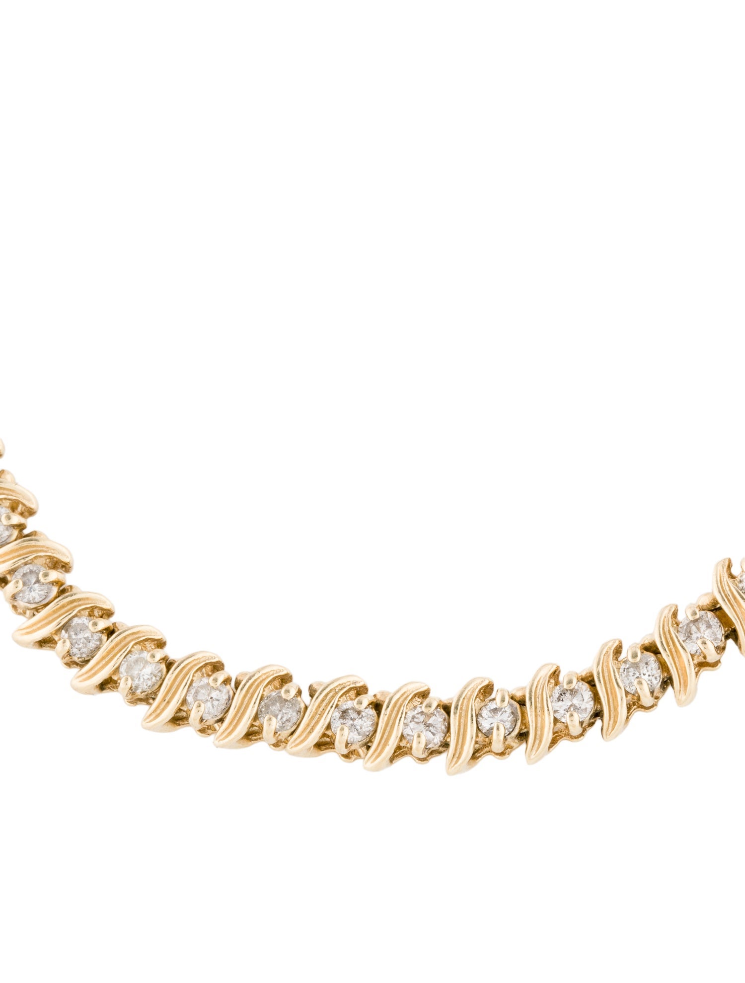 Bracelet 14K 1.65ctw Diamond Tennis Bracelet