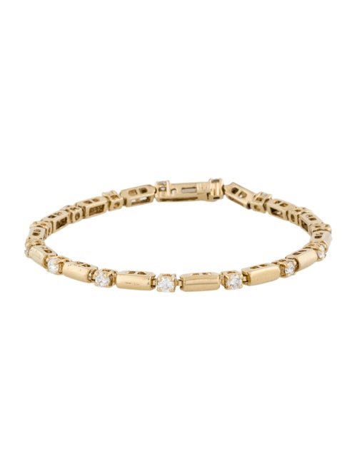 Bracelet 14K 1.05ctw Diamond Link Bracelet