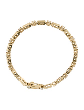 Bracelet 14K 1.05ctw Diamond Link Bracelet
