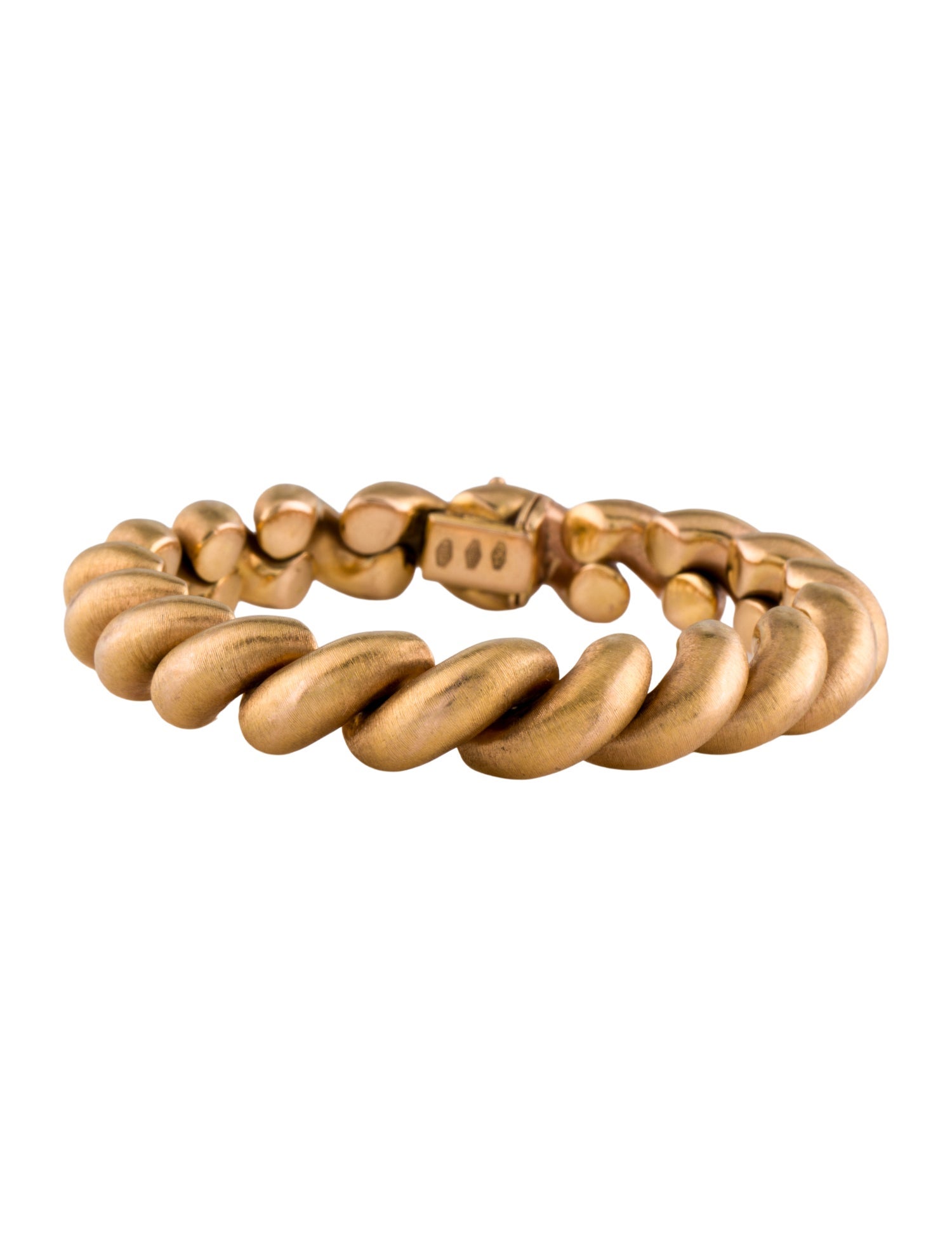 Bracelet 18K Brushed San Marco Link