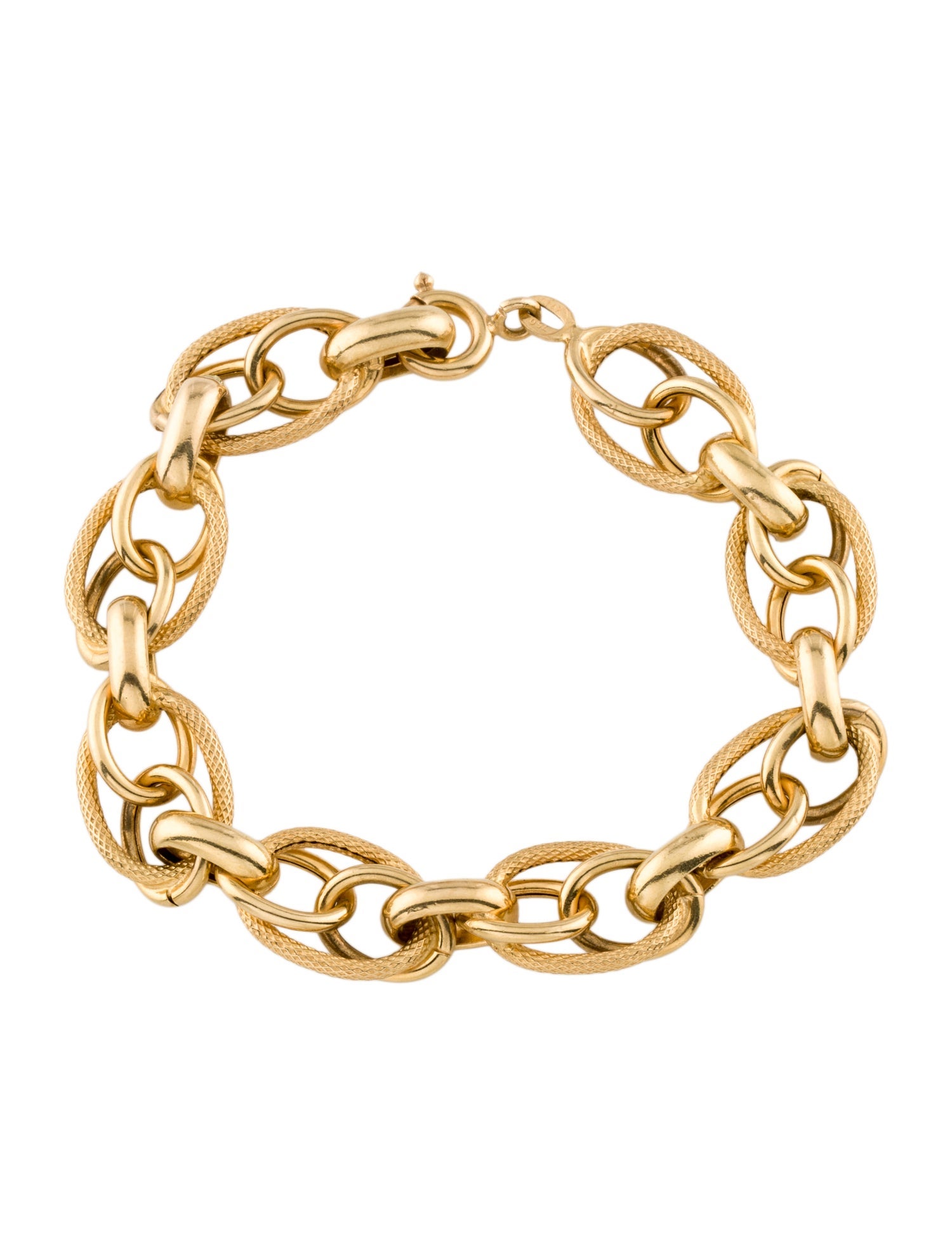 Bracelet 18K Oval Link