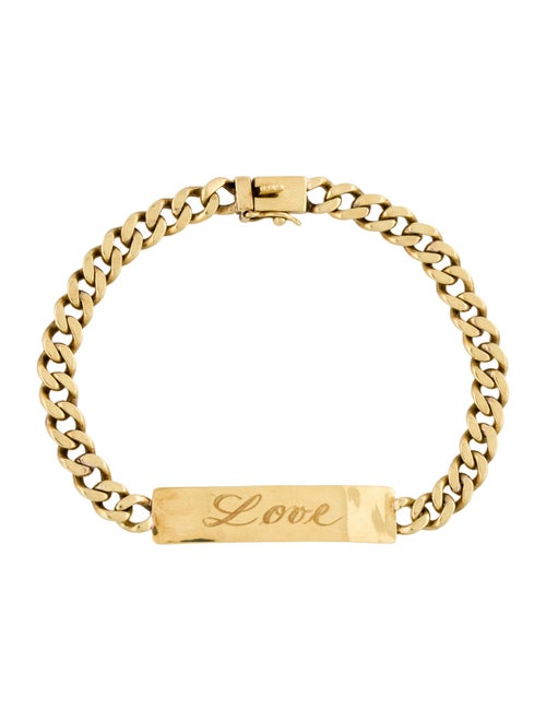 Bracelet 'Love' Engraved ID Bracelet