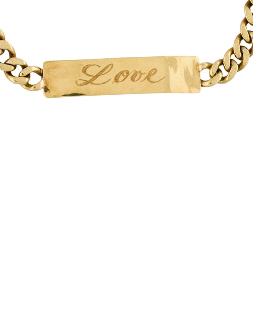 Bracelet 'Love' Engraved ID Bracelet
