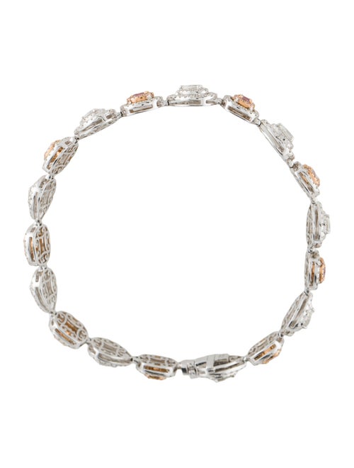 Bracelet 18K 4.40ctw Diamond Tennis Link Bracelet