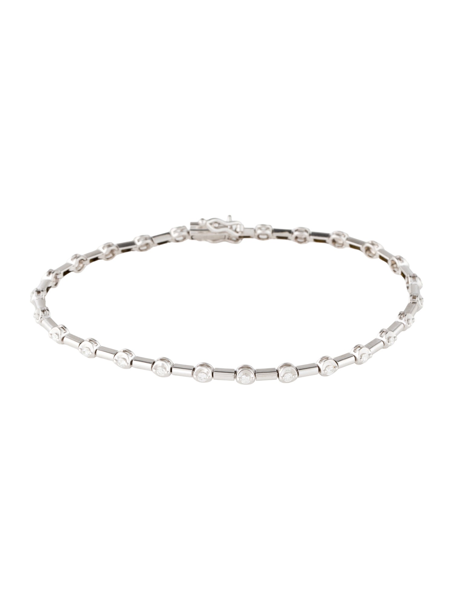 Bracelet 14K Diamond Link Bracelet