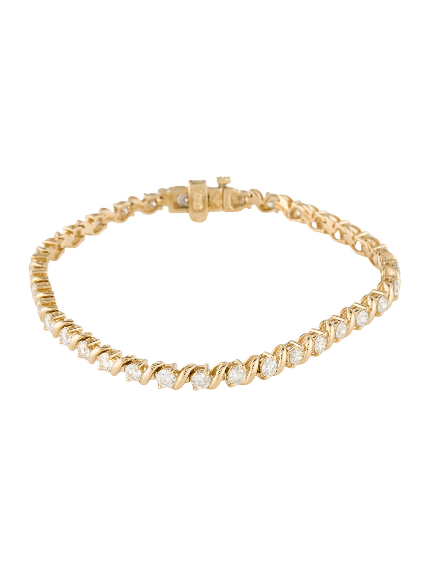 Bracelet 14K 3.75ctw Diamond Link Bracelet
