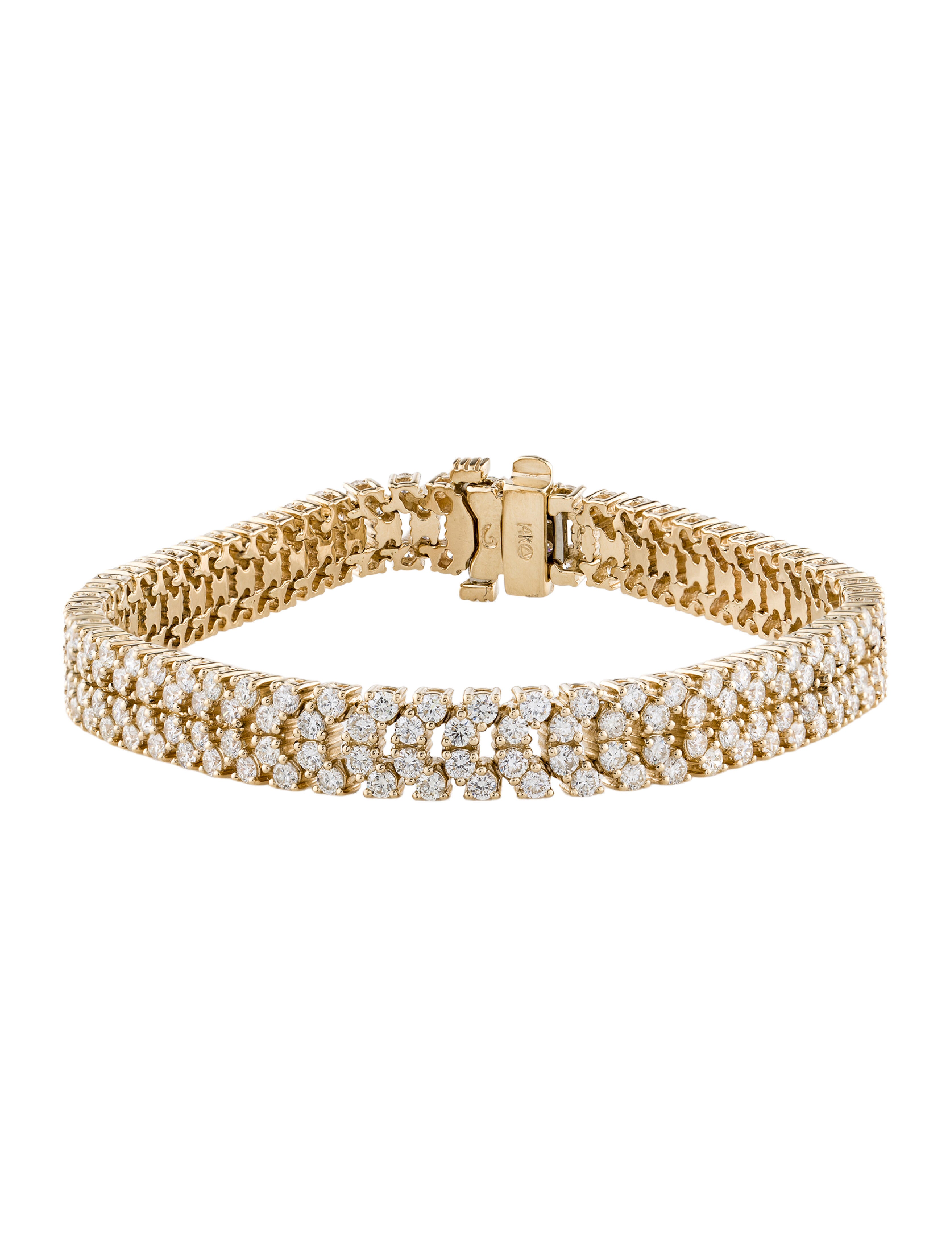 Bracelet 14K 6.40ctw Diamond Link Bracelet