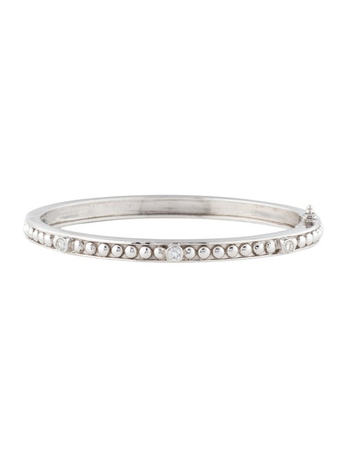 Bracelet 14K Diamond Hinged Bangle Bracelet