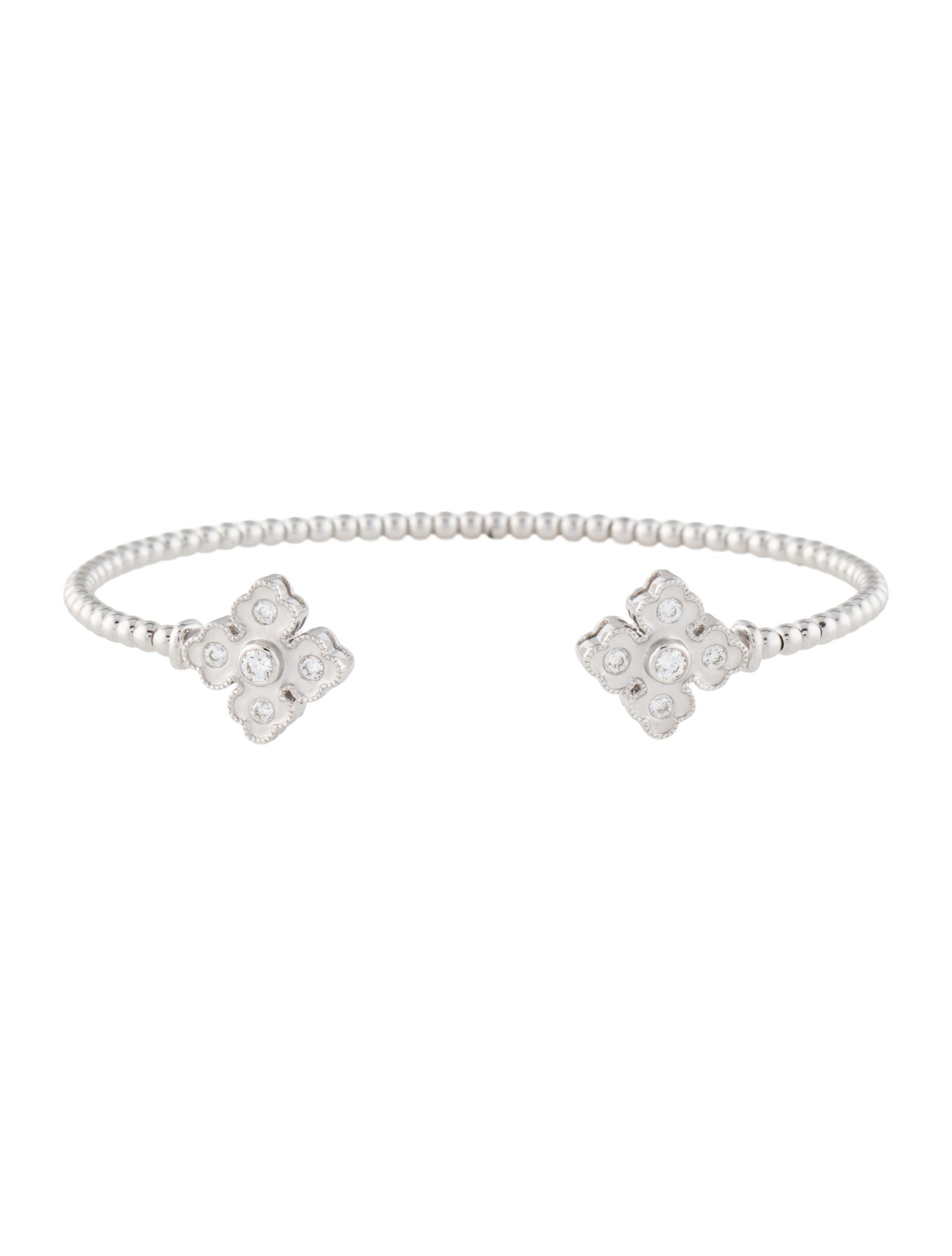 Bracelet 14K Diamond Cuff Bracelet