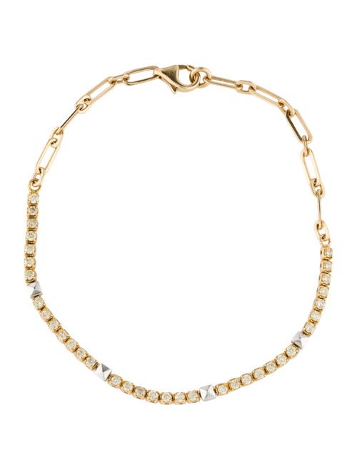 Bracelet 14K Diamond Link Bracelet