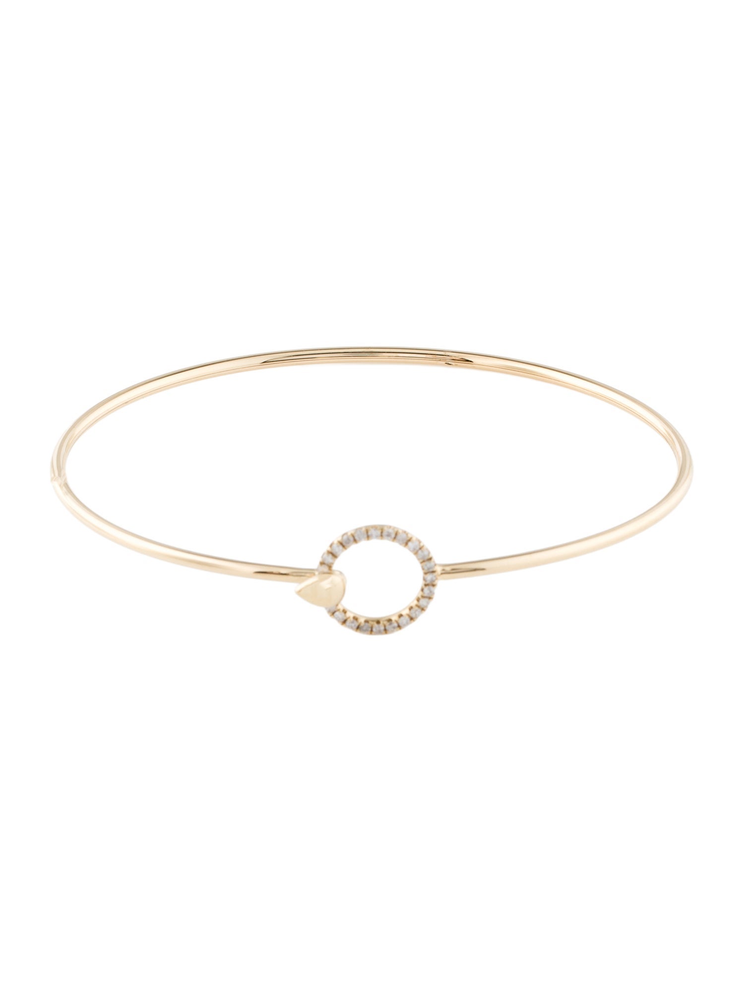 Bracelet 14K Diamond Bangle Bracelet