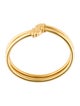 Bracelet 18K Double Row Bypass Bangle Bracelet