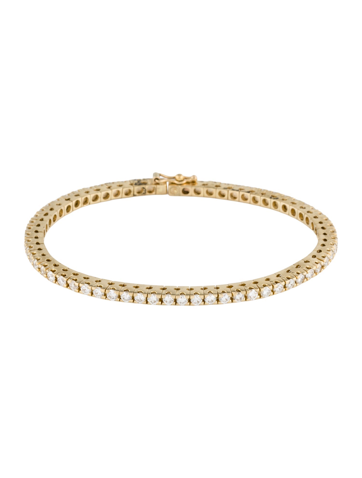 Bracelet 14K 2.88ctw Diamond Flexible Tennis Bracelet