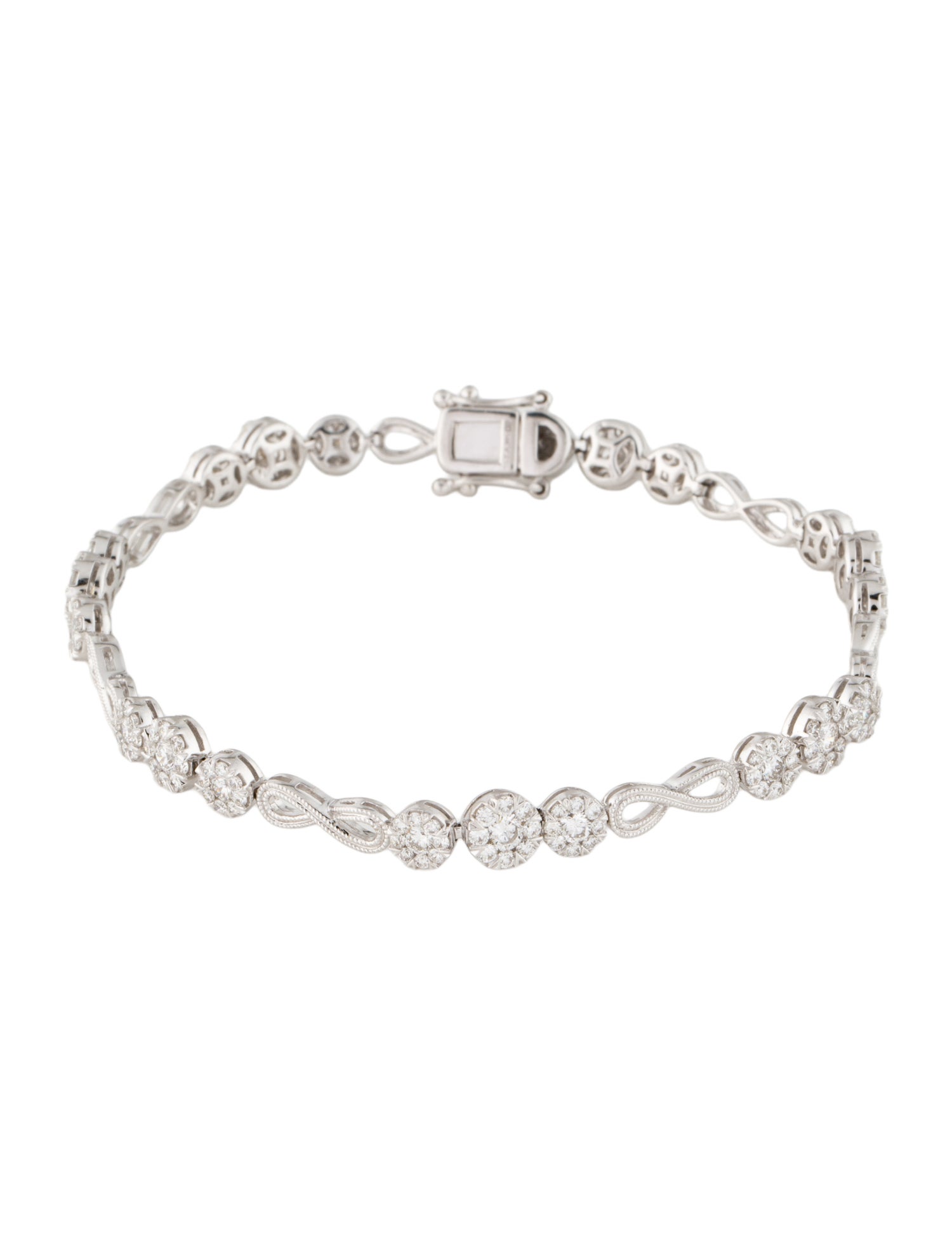 Bracelet 14K 2.52ctw Diamond Station Bracelet