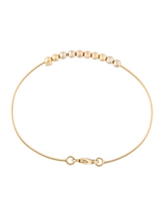 Bracelet 18K Beaded Bangle