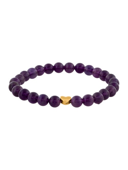 Bracelet 24K Amethyst Bead Bracelet