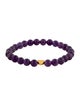 Bracelet 24K Amethyst Bead Bracelet