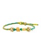 Bracelet 24K Lucky Cat Charm Cord Bracelet