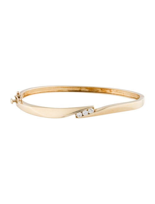 Bracelet 14K Diamond Bangle Bracelet