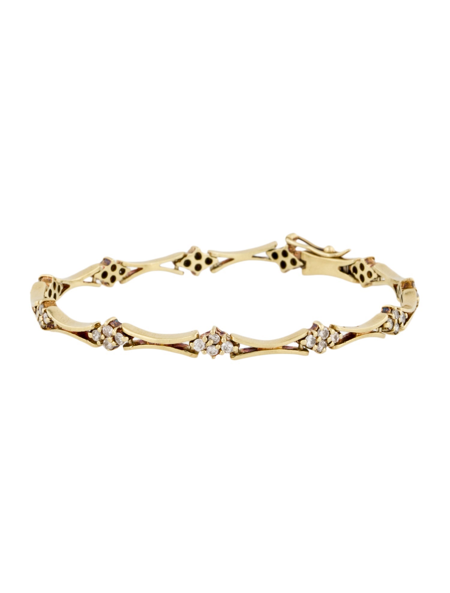Bracelet 14K 1.10ctw Diamond Tennis Bracelet