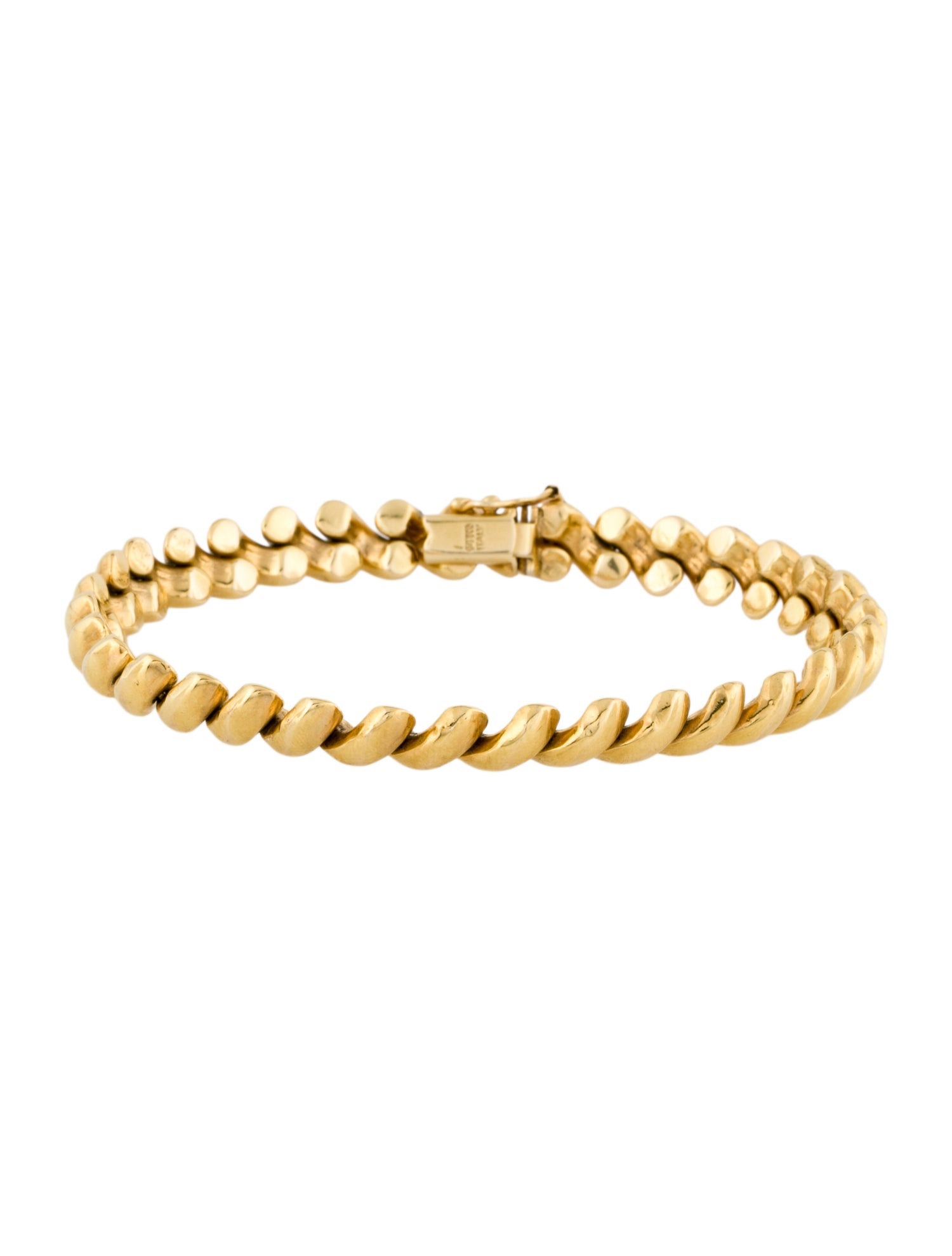 Bracelet 14K Macaroni Link