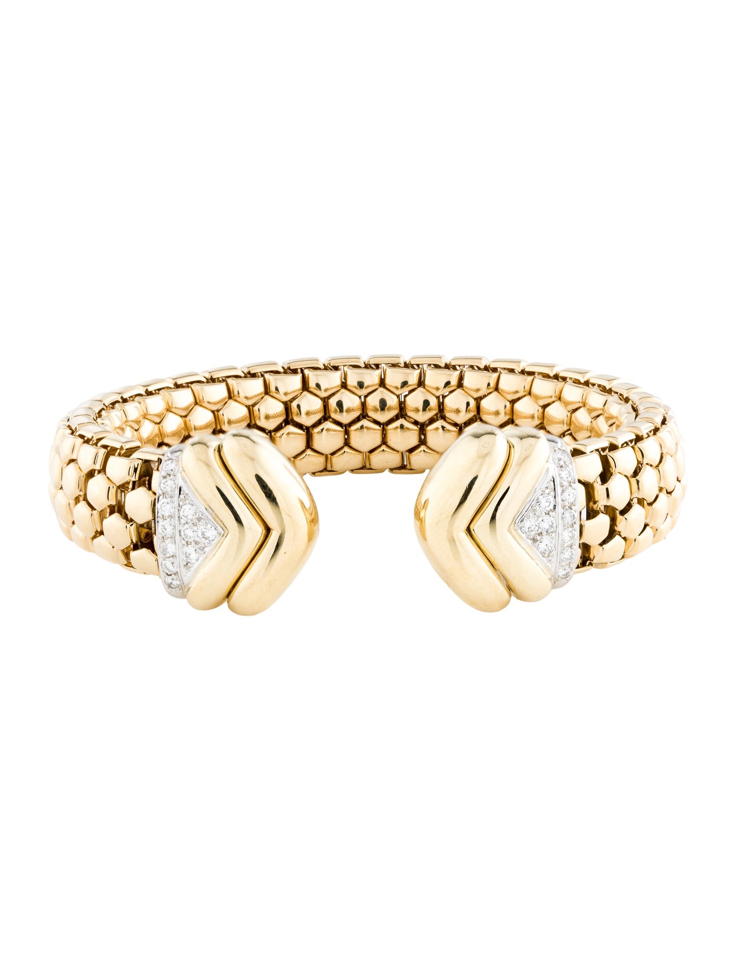 Bracelet 18K Diamond Cuff Bracelet