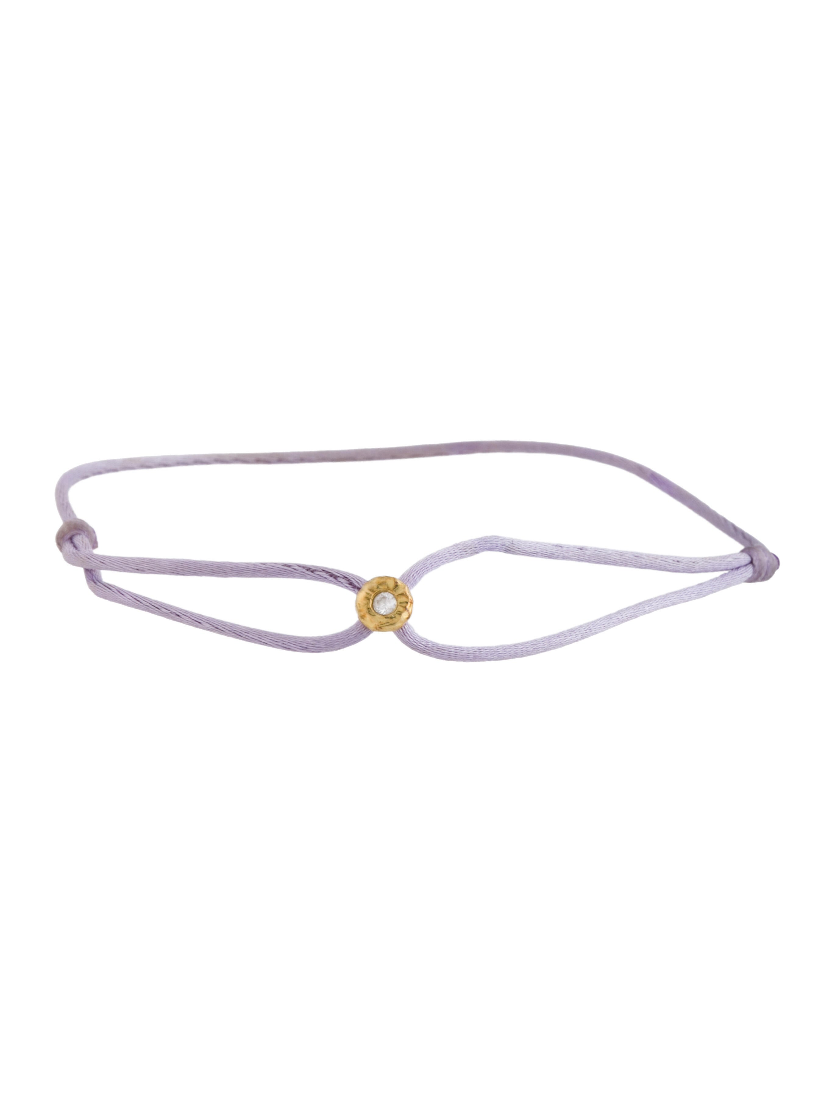 Bracelet 18K Diamond Station Cord