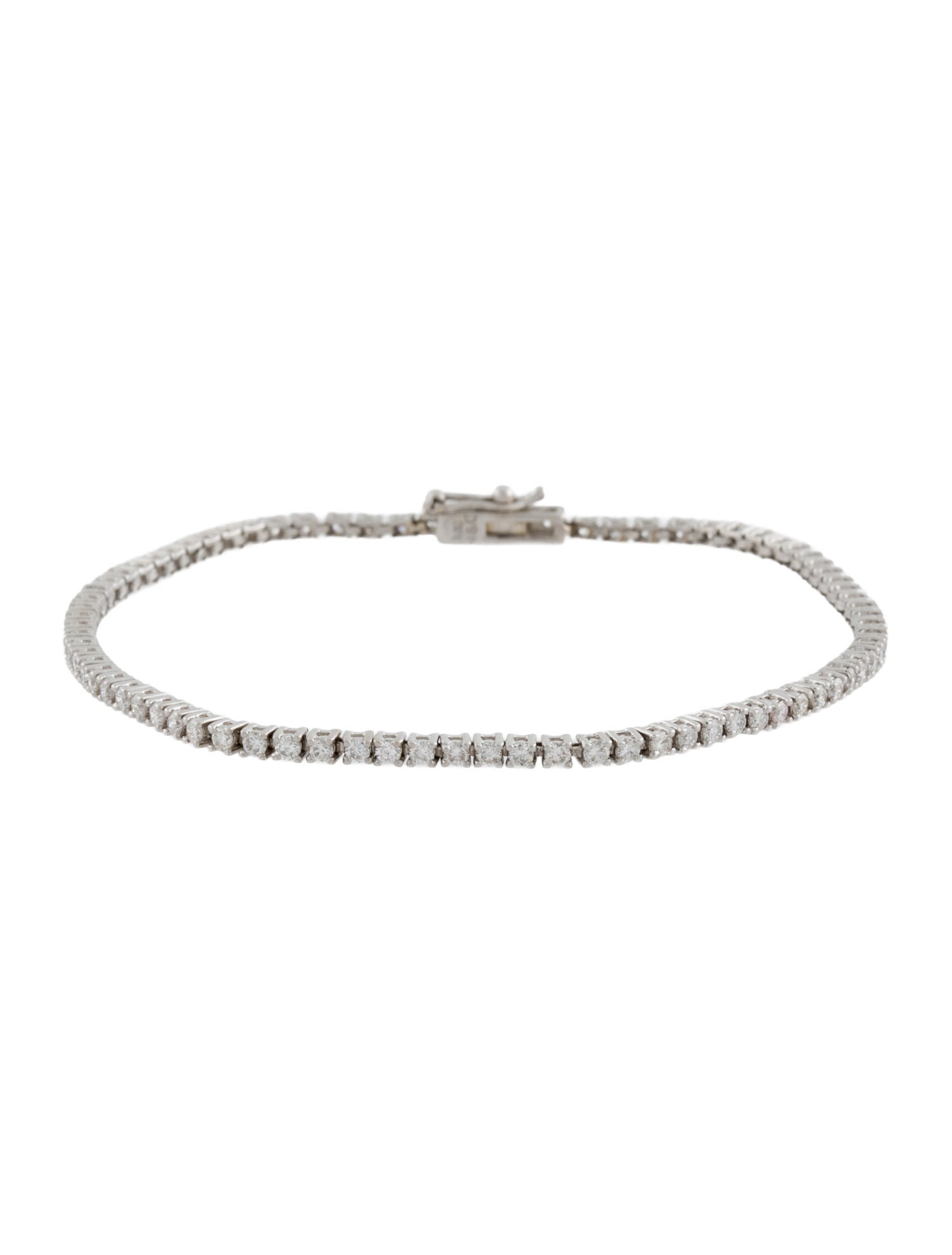 Bracelet 18K 1.18ctw Diamond Tennis Link Bracelet