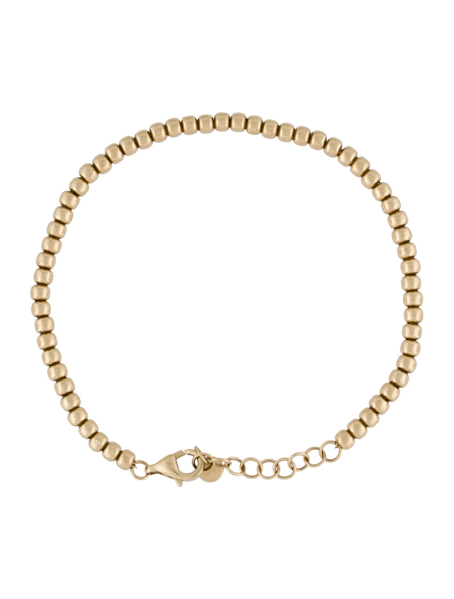 Bracelet 14K Beaded Chain Bracelet