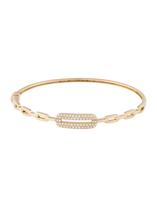 Bracelet 14K Diamond Link Bangle