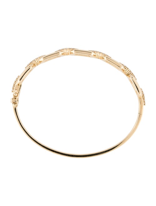 Bracelet 14K Diamond Link Bangle