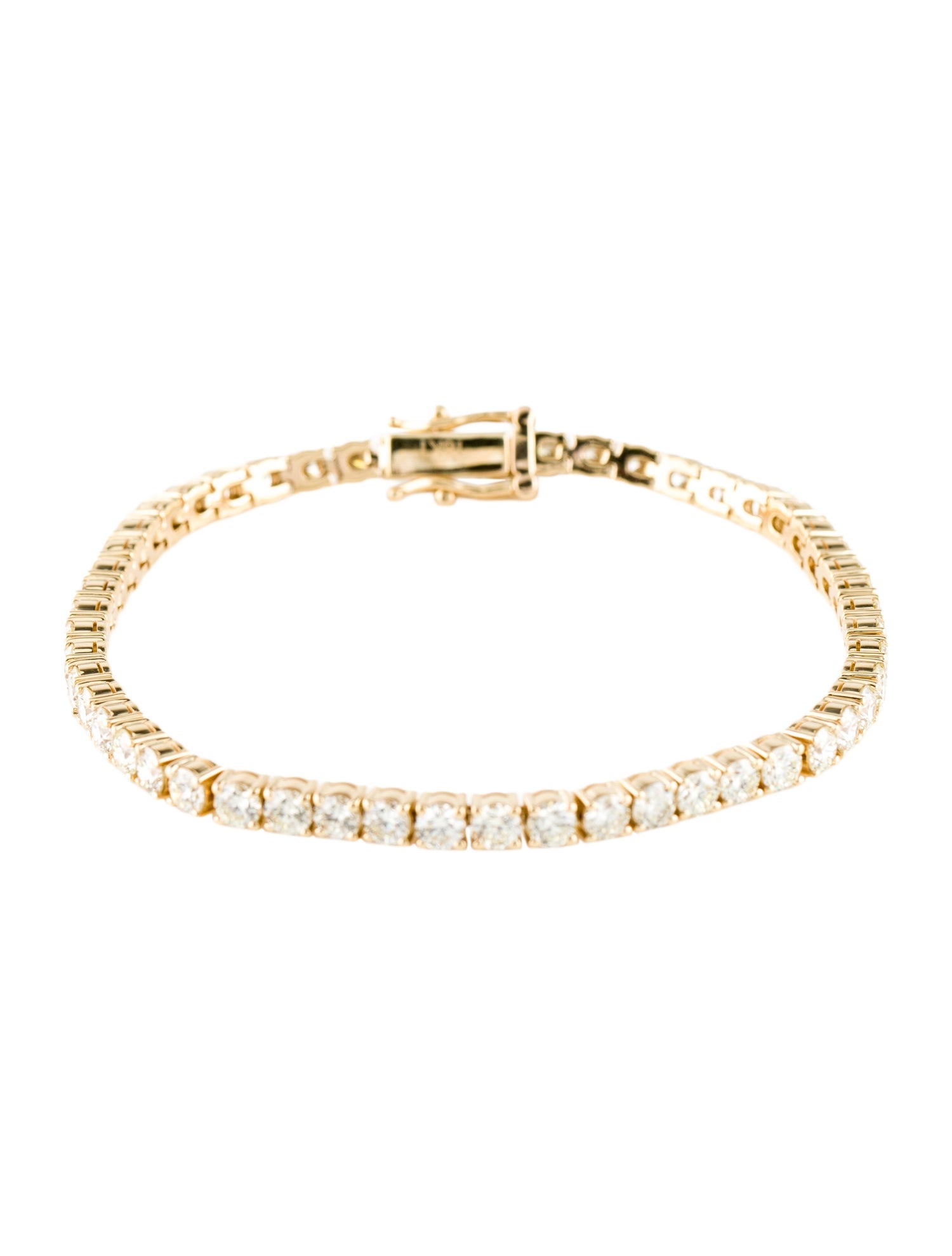 Bracelet 18K 7.19ctw Diamond Tennis Bracelet
