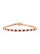 Bracelet 14K Ruby & Diamond Link Bracelet