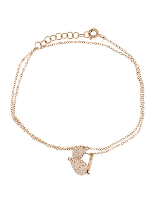 Bracelet 14K Diamond Hand Chain