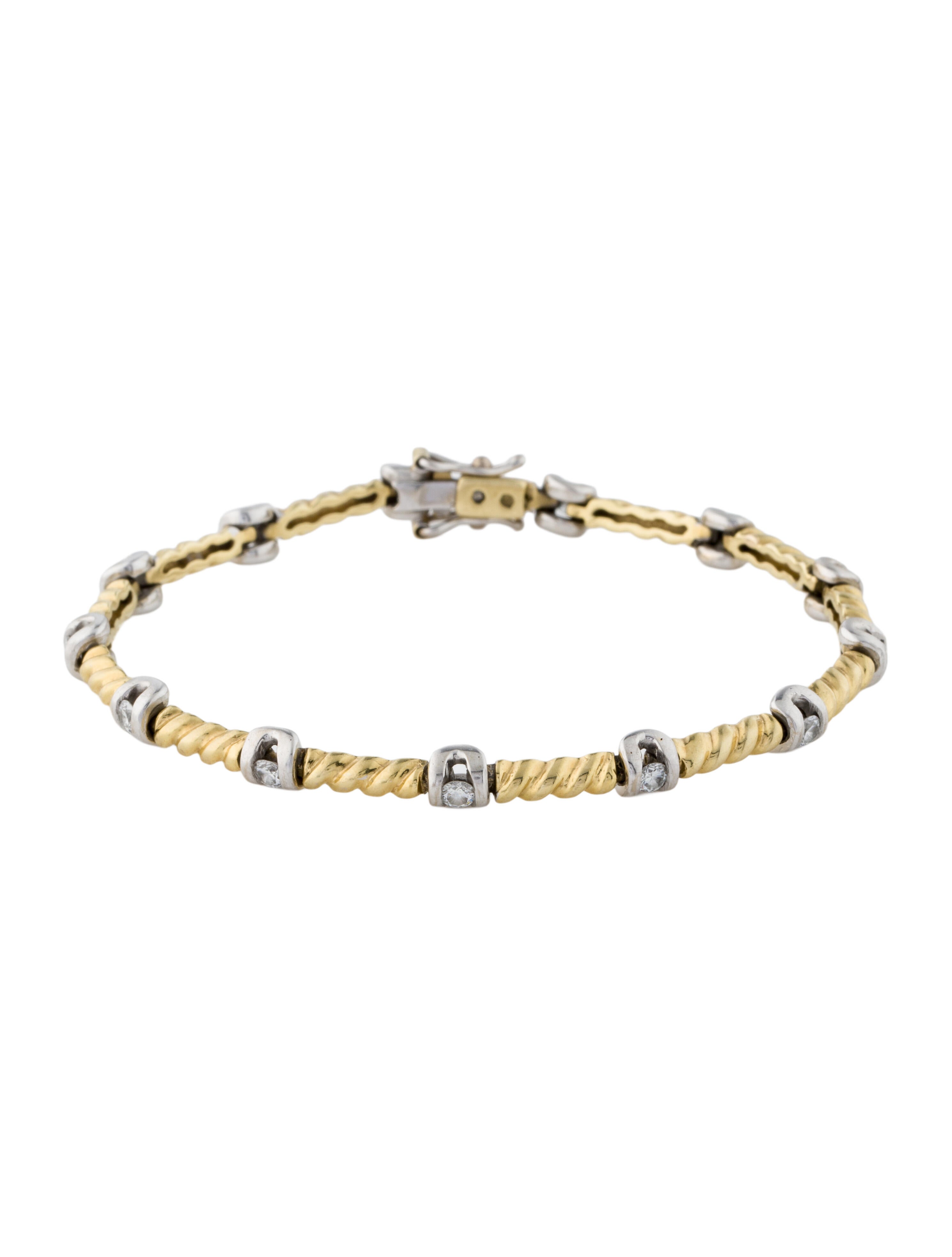 Bracelet 18K Diamond Station