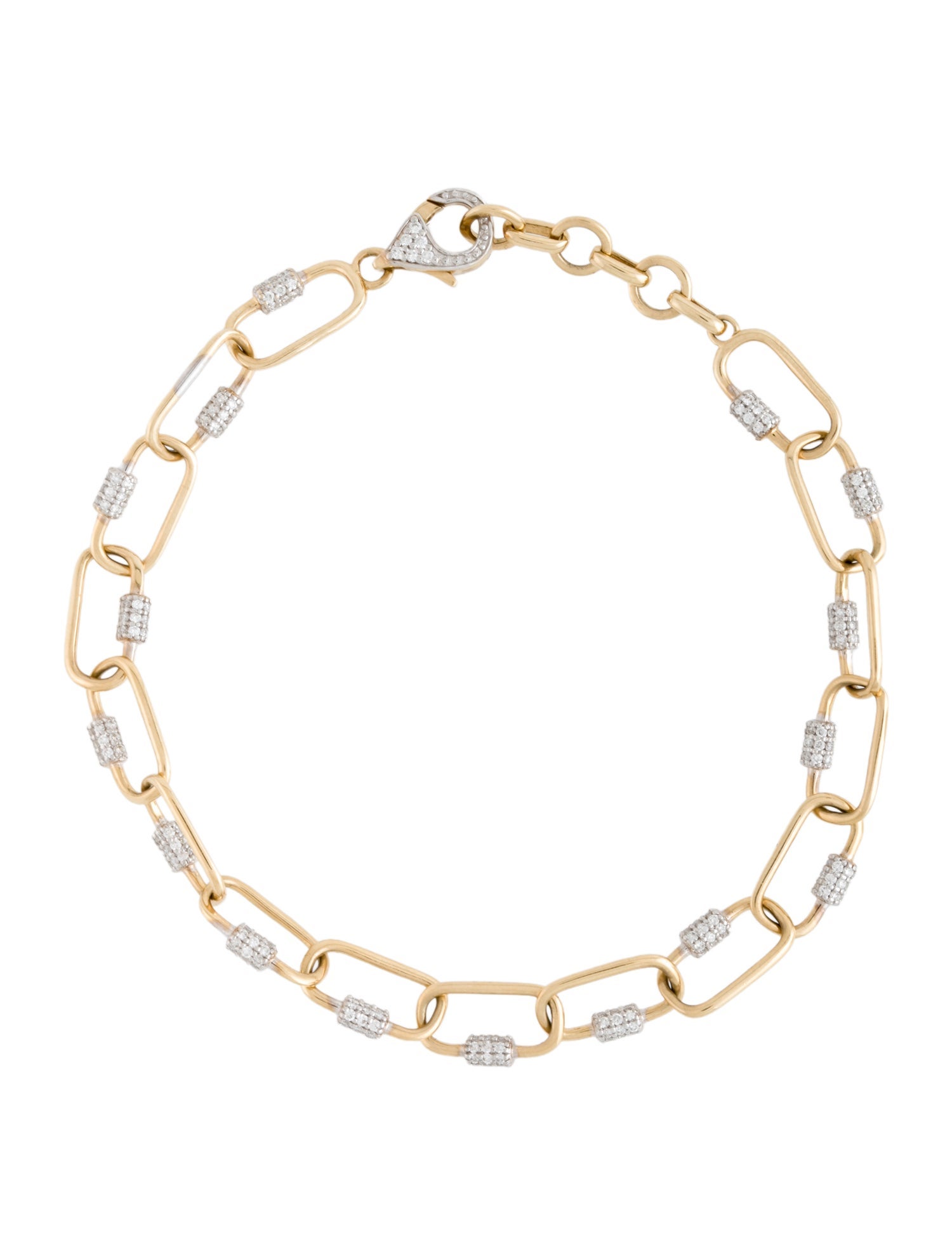 Bracelet 14K Diamond Link