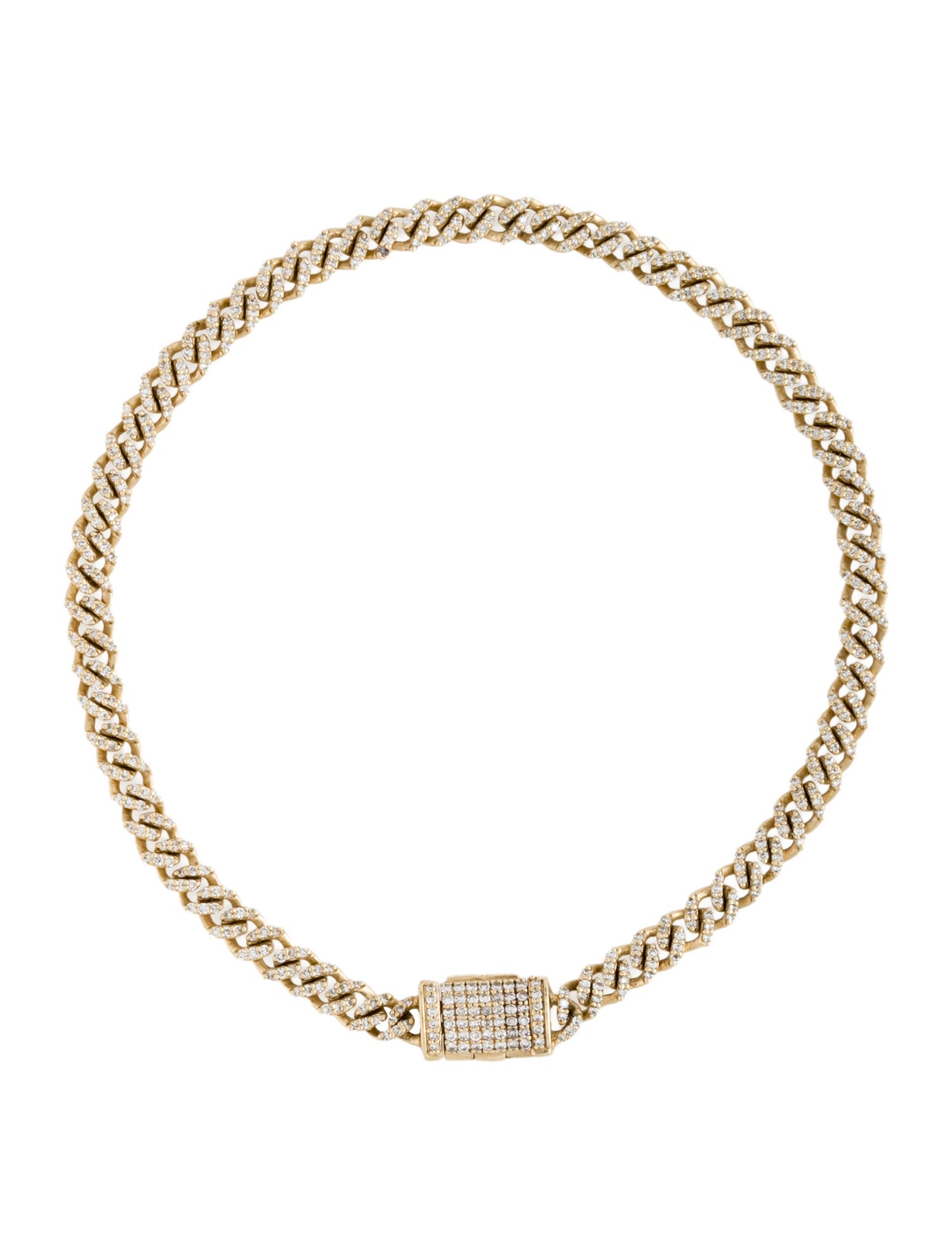 Bracelet 14K Diamond Link Bracelet