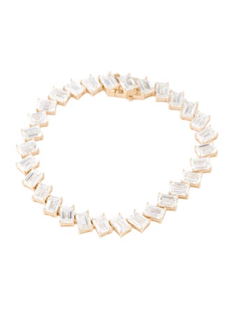 Bracelet 14K 25.00ctw Lab-Grown Diamond Tennis Bracelet