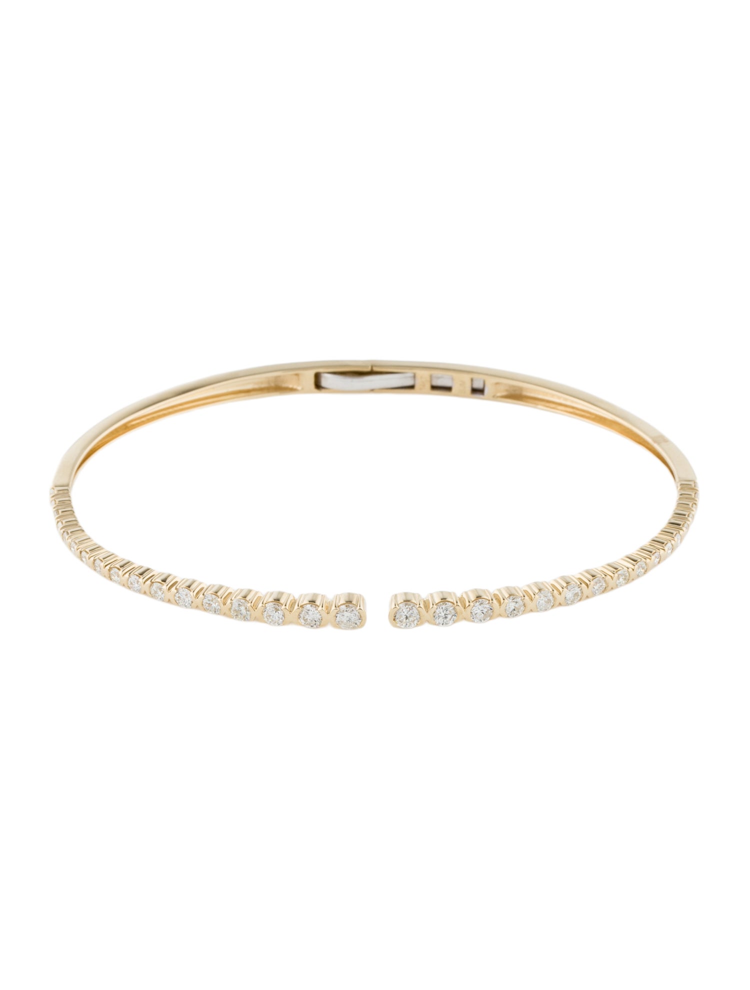 Bracelet 14K Diamond Cuff Bracelet