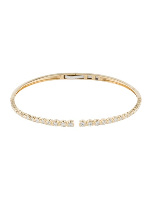 Bracelet 14K Diamond Cuff Bracelet