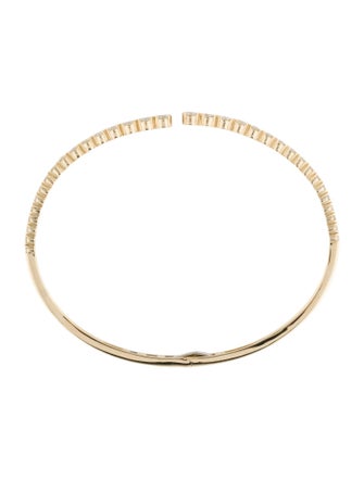 Bracelet 14K Diamond Cuff Bracelet