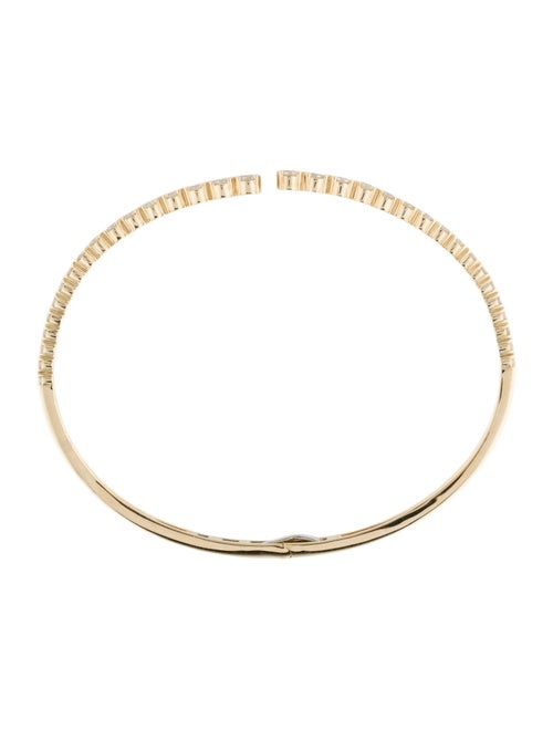 Bracelet 14K Diamond Cuff Bracelet